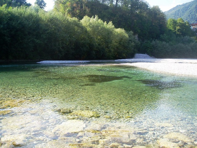 Rzeka Tolminka - Słowenia - www.przewodnicywedkarscy.pl - Wyprawy na pstrągi