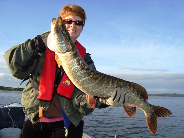 Grace z ładnym szczupakiem Grace z ładnym szczupakiem