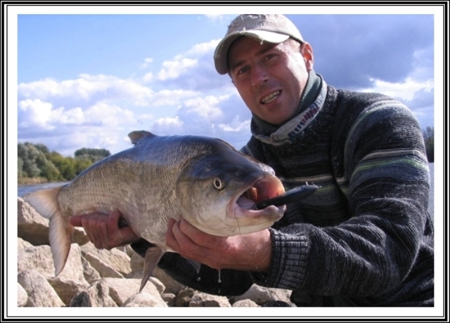 Marcin z ładnym boleniem