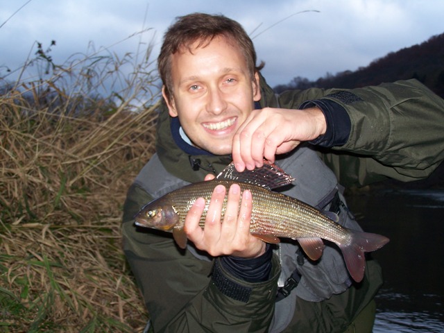 Łukasz z ładnym lipieniem