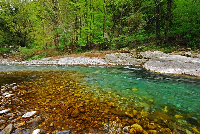 Piękna Baca - Słowenia - Łowienie na muchę - www.przewodnicywedkarscy.pl - Wyprawy wędkarskie