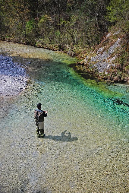 Trebuscica - Słowenia - Łowienie na muchę - www.przewodnicywedkarscy.pl - Wyprawy wędkarskie