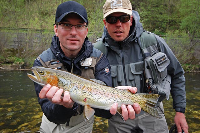 Pstrąg z Idrijcy - Słowenia - Łowienie na muchę - www.przewodnicywedkarscy.pl - Wyprawy wędkarskie