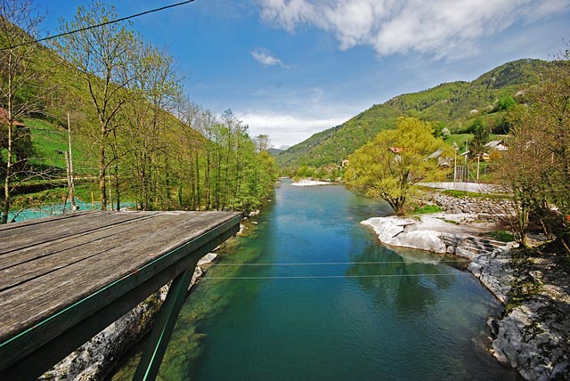 Najgłębsze miejsce na Idrijcy - Słowenia - Łowienie na muchę - www.przewodnicywedkarscy.pl - Wyprawy wędkarskie