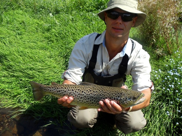 Życiówka Maćka 47 cm - Fly Fishing - wyprawy muchowe z przewodnikiem - www.przewodnicywedkarscy.pl